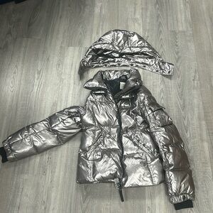 S13 Puffer Girls jacket with detachable hood